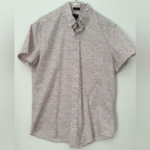 J. Crew Flex Washed Slim Floral Casual Button Down Shirt